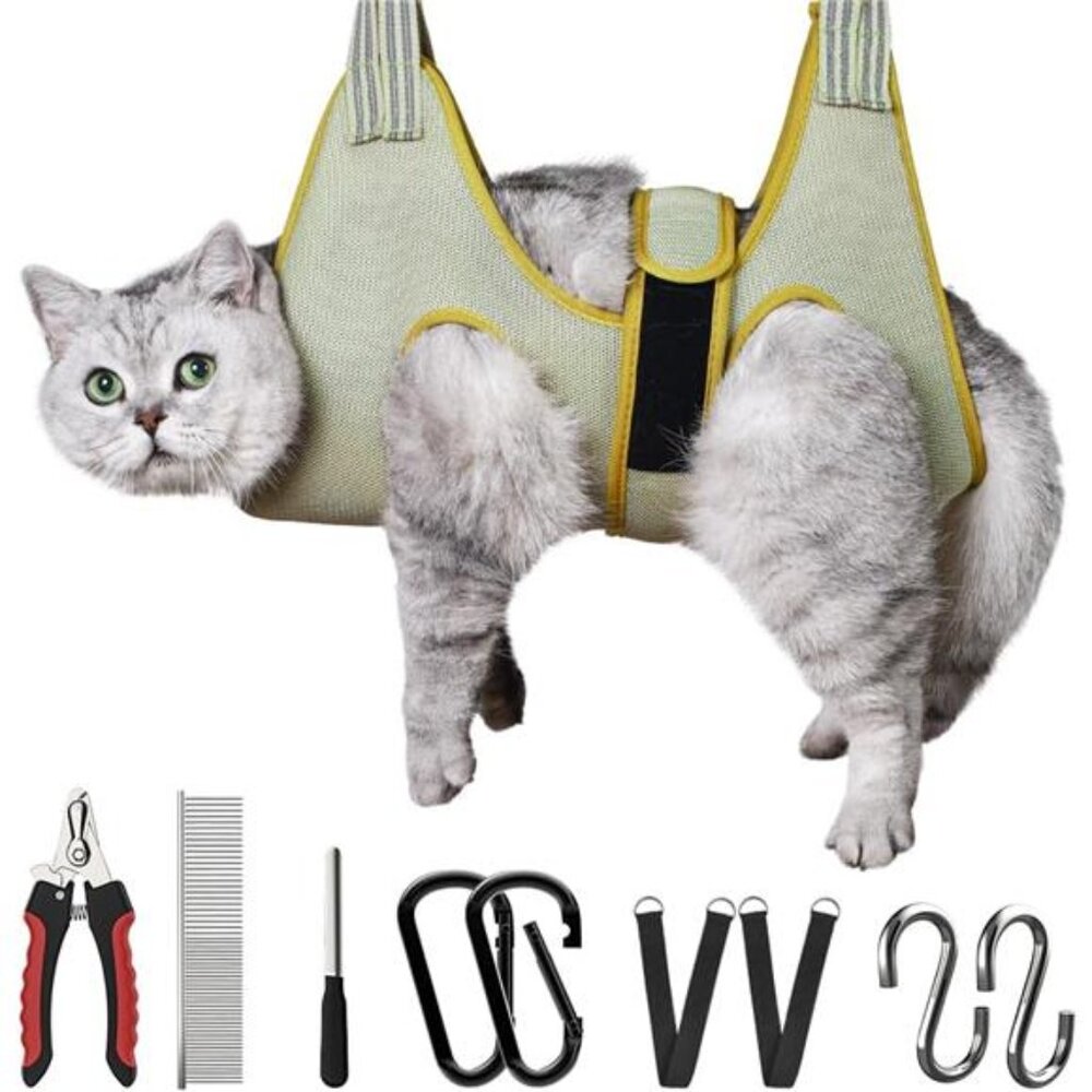 Pet Grooming Hammock for Dogs & Cat, Dog Grooming Harness